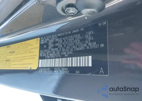 2009 Lexus Rx 350 z USA, uszkodzony, nr VIN 2T2HK31U69C132114